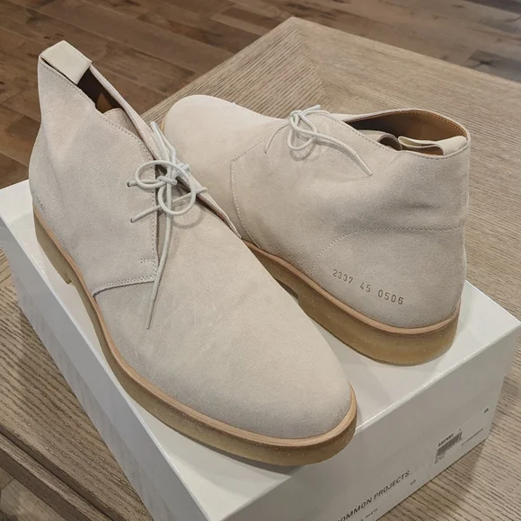 Men’s Common Projects Desert Chukka Boots Off-White Common Projects | Shoes | Mens Common Projects Desert Chukka  main image 3